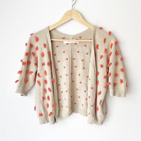 Anthropologie Sweaters - Anthropologie sparrow cardigan tassel pompom xs